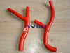 Suzuki DRZ400E Aluminum Radiator & Yellow Hose (2000-2004)