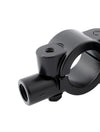 2 x Black Clockwise Motorcycle Handlebar Mirror Mount Holder 10mm Dia