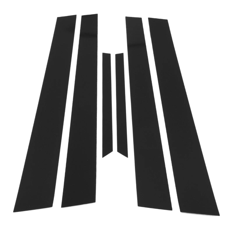 Honda Accord 6 Pcs Black Door Pillar Window Trim (1998-2002)
