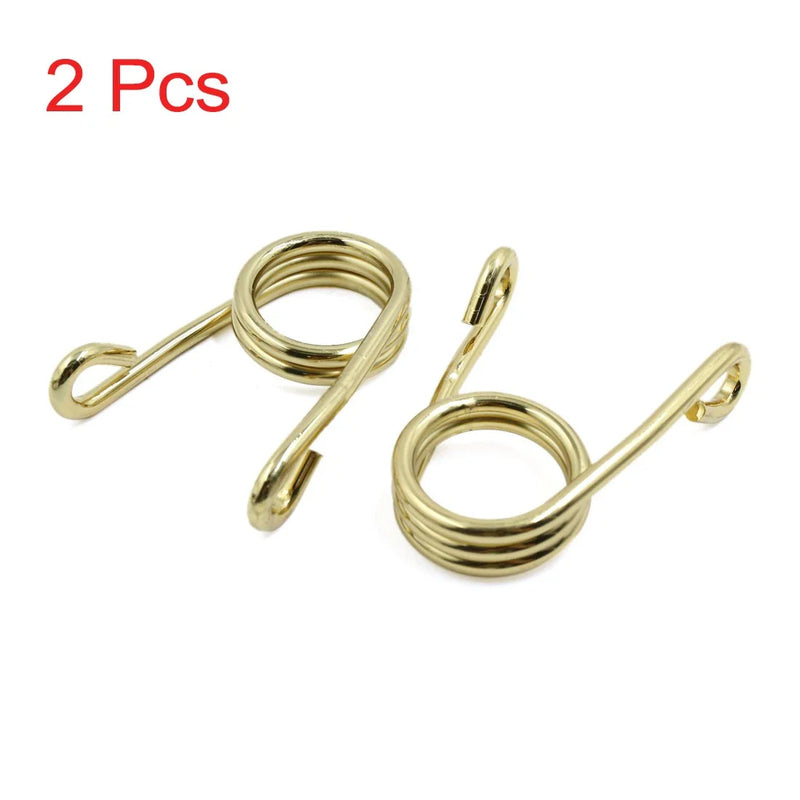 Harley Davidson 2 x Gold Tone V Shape Chopper Solo Seat Springs