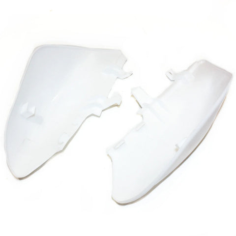 CRF50 PIT PRO Dirt Bike White Plastic Twin Exhaust Muffler Guard