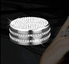 Mini Cooper F55 F56 F57 Crystal Console Multimedia Button Cover Trim fit