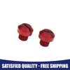 Universal M10x1.25 2 x Motorcycle Right Side Mirror Hole Plugs Screws