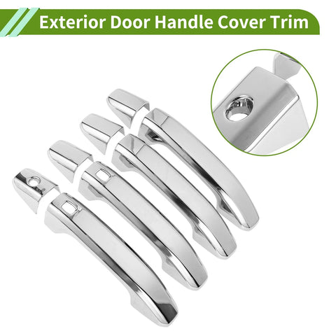 Chevrolet Colorado (2023 - 2024) SilverTone ABS Door Handle Cover Trim