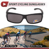 Motorcycle Riding Goggles Deep Gray Lens Black Frame Tri-acetel Cellulose