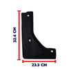 Splash Guard Mud Flap Rubber Front Fits Toyota Hiace Commuter Van 2005-18 D06