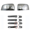 Jeep Grand Cherokee Mirror Door Handle Cover Trim Set 10pcs Chrome (2011-2021)