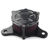Harley Dyna Softail Road King Black Air Cleaner Red Intake Filter Kit (2006-2023)