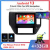 Nissan Patrol GU 9" Android 13 GPS Stereo Radio (2004-2015)