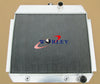 Chevy 1951-1954 3 Row Aluminum Radiator + Fan