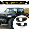 Jeep Wrangler JL Gladiator 2018-2024 Fog Light Grills (2 x)