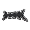 Universal Motorcycle Grey Gas Fuel Tank Pad 3D Decal Sticker Protector