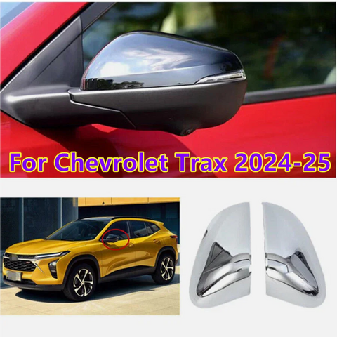 Chevrolet Trax Chrome Side Mirror Molding Cover Trim (2024–2025)