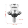 Motorcycle 10mm CNC Swingarm Spool Bobbin Frame Screw Silver Tone