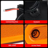 Trucks and Trailers Pack of 10 Orange Amber Side Marker Lights