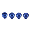 4 x Universal Motorcycle Mirror Hole Blanking Plugs M10 Screws Caps Blue