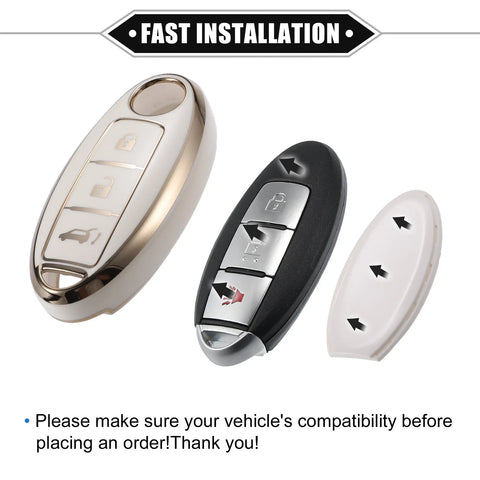 Nissan Altima Rogue Keyless Key Fob Shell Cover Case (2013-2023)