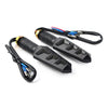 Universal Models 10mm Motorcycle Black LED Amber Turn Signal Lights