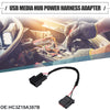 Ford (HC3Z19A387B) Black USB Media Hub Power Harness Adapter