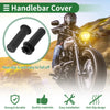 Motorcycle Grips 7/8" 22mm Hand Grips TPU Black Rhombus