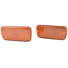 Front Bumper Light Lamp Pair Fits Toyota Corolla KE70 TE71 KE73 SED 1979-83 D06