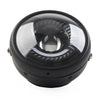 Motorcycle 5-3/4" Switchback White LED Halo DRL Angel Eye Headlight (N/A)