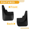 Ford Fiesta Front & Rear Mud Flap Splash Guards (2005-2008)