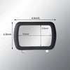 Car - Cosmetic Mirror x1 Black Clip-on Sun Visor Vanity Mirror