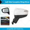 Mazda CX-5 (2015-2016) No Blind Spot, 8 Wires, White LH Door Wing Mirror