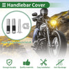 Motorcycle Motorcycle Hand Grips Cover Kit 2 x Vertical Stripe Pattern