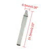 Ford Focus 10 x Metal Uncut Insert Blank Key Blades (2000-2011)
