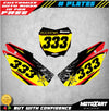 Honda CRF 125 2019-2020 - STAR STYLE Stickers Custom Number Plates