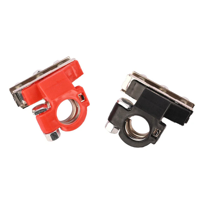 2 x Car Battery Terminal Connector TopPost Positive Negative Heavy Duty