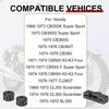 Honda CB 2 x Front & Rear Fuel Tank Rubber Holder Kit (1969–1974)
