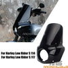 Harley Softail 114 / 117 15" Dark Smoke Windshield Headlight Fairing (20+)