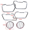 Kia Sportage 6 x Ventilation Grille Cover Chrome Frame Trim (2010-2016)