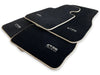BMW 7 Series E65 Black Beige Premium Floor Mats (2002-2008)