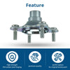 Honda Foreman 450 TRX450FE / TRX450FM 2 x Front Wheel Hub (1998–2004)