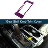 Ford F150 (2015-2020) - Carbon Fiber Purple ABS Gear Shift Knob Cover