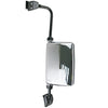 Mitsubishi Pajero Front Left Chrome Manual Door Mirror (1982-1991)