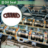 Oil Seal 26x42x7mm Rotary Shaft Seal FKM Brown 5 Pcs