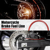 Motorcycle ATV 100cm 10mm Braided Brake Clutch Hoses Line Pipe