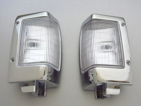 Nissan Navara D21 Chrome Front Corner Light Signal Indicator (1992-1997)