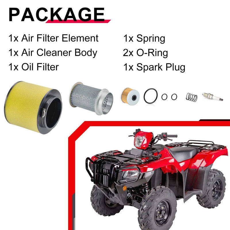 Honda Foreman 500 TRX500FPE / FPM Air Filter Oil Filter (2007–2013)