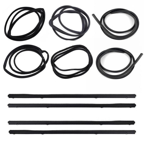 Weatherstrip Rubber Complete Set 10 Fits Toyota Hilux RN30 RN40 UTE 1978-83 D06