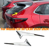 Mazda CX-30 2X Chrome Rear Window Spoiler Side Cover Trim (2020–2024)
