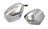 Mitsubishi L200 Triton LED Chrome Mirror Covers V.3 (2006-2014)