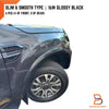 Ford Ranger T6 16W Glossy Black Slim Fender Flares (2015-2018)