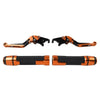 Benelli TRK502 TRK251 BN302S Orange Brake Clutch Levers & Handlebar Grips Set