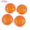 Harley XL883 48 Dyna Softail 4pcs 60mm Orange Plastic Turn Light Cover